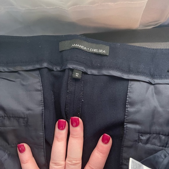 Amanda and Chelsea size 12 navy blue - Picture 2 of 3